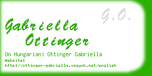 gabriella ottinger business card